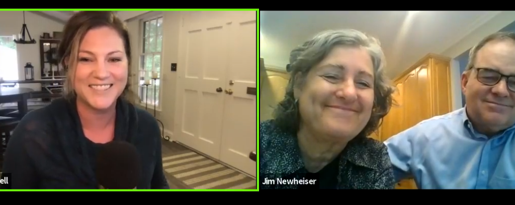 Christine Chapell, Jim and Caroline Newheiser